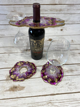 Load image into Gallery viewer, Wine Glass/Bottle Holder