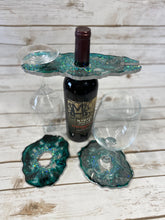 Load image into Gallery viewer, Wine Glass/Bottle Holder