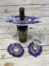 Load image into Gallery viewer, Wine Glass/Bottle Holder