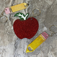Load image into Gallery viewer, Teacher appreciation keychains Clear