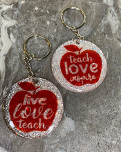 Load image into Gallery viewer, Teacher appreciation keychains Clear