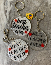 Load image into Gallery viewer, Teacher appreciation keychains Clear